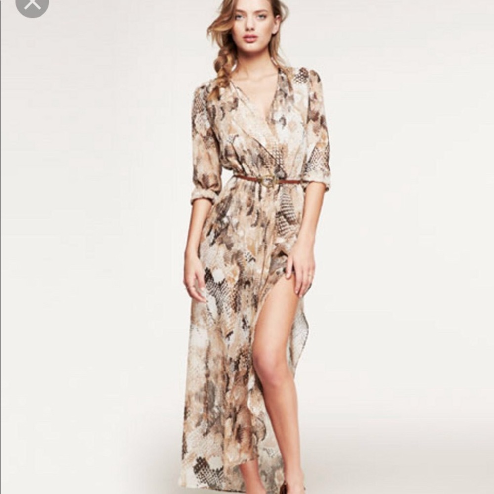 Snake Print Maxi